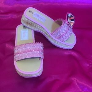 NWT Barbie sandals , pink and by buster brown co